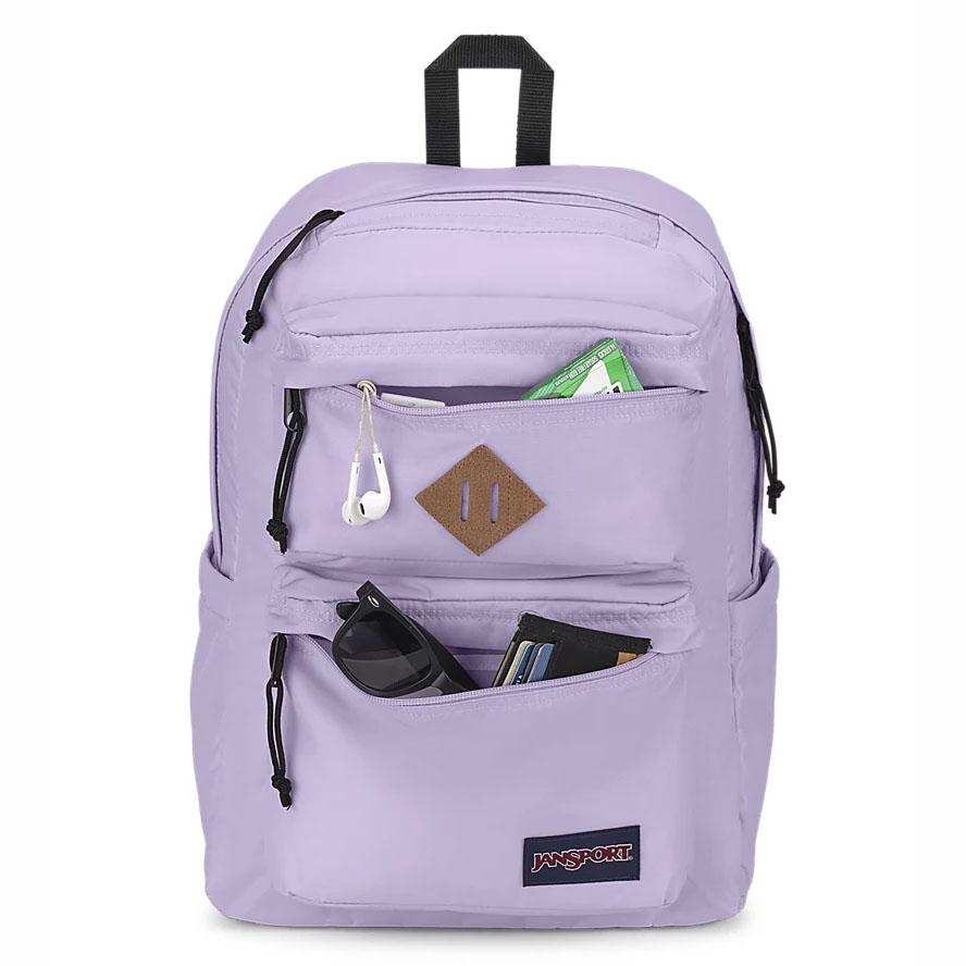 Sac à Dos Ordinateur JanSport Double Break Violette | GZH-59261818